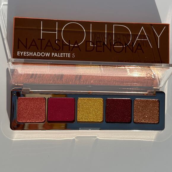 Natasha Denona Set of 2 Holiday Eyeshadow Palette 5 Joya & Aeris Limited Ed NIB - Picture 2 of 13